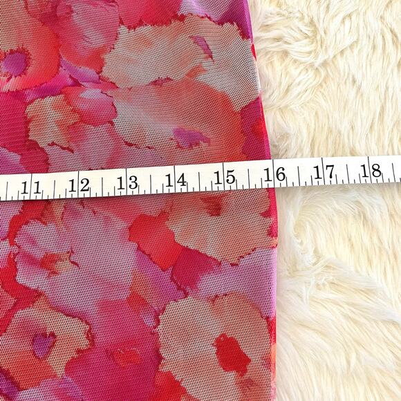 Ticci Tonetto Floral Barbie Bodycon Slip Dress Small - Picture 12 of 13